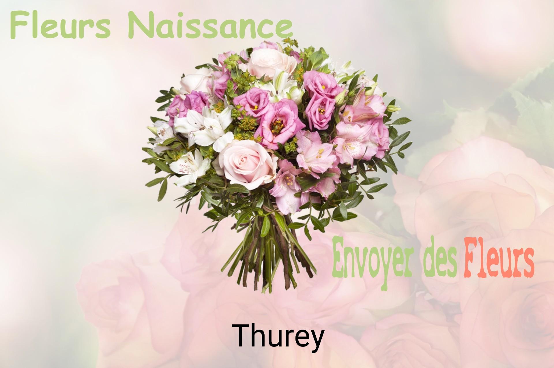 Bouquet de fleurs de naissance livré à Thurey
